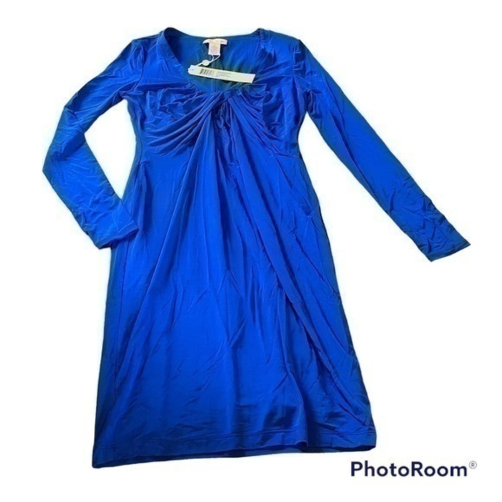 New Catherine Malandrino blue long sleeve dress